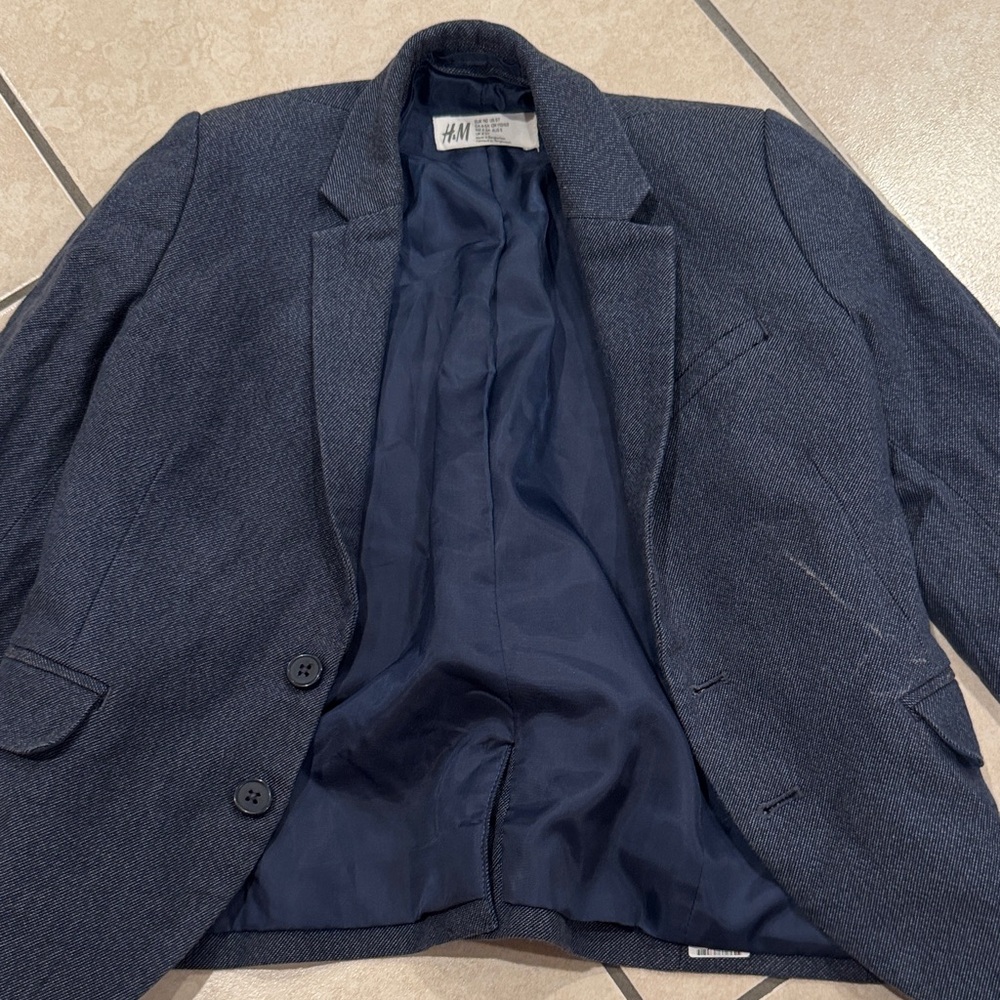 H&M Dark Blue Formal Blazer